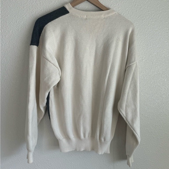 VTG John Ashford Golf Sweater XL Argyle Pattern Grandpa 90s Embroidered Preppy - Picture 9 of 16